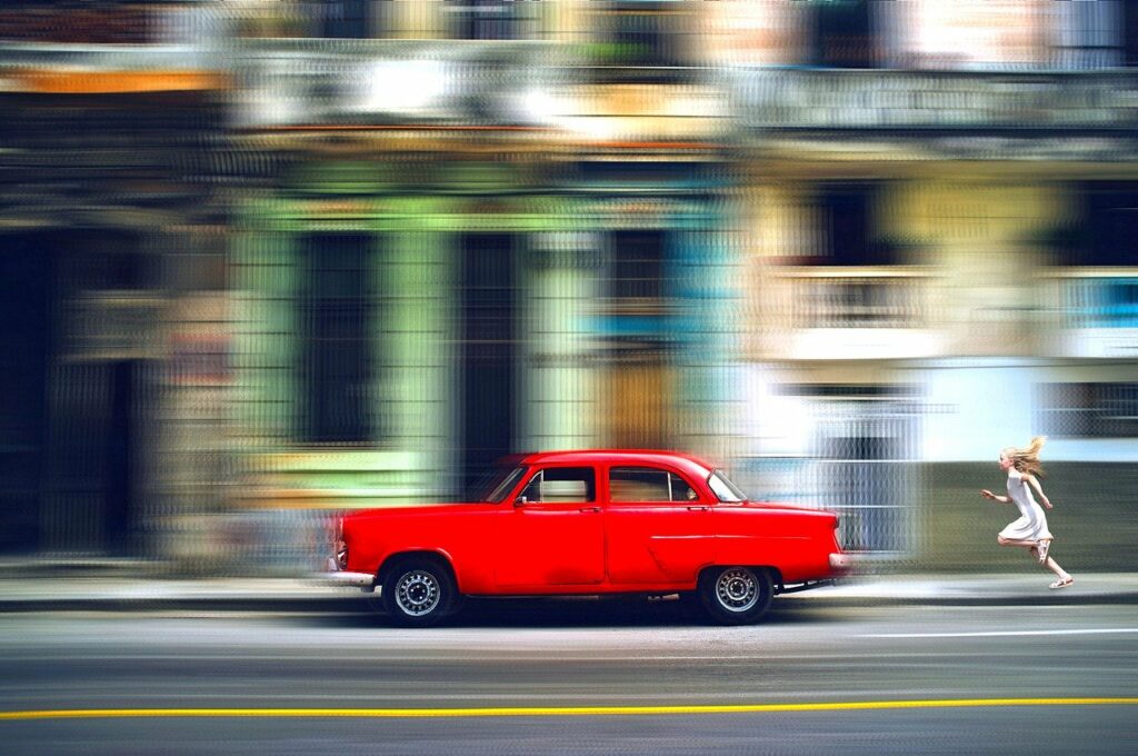 car, vehicle, chase
